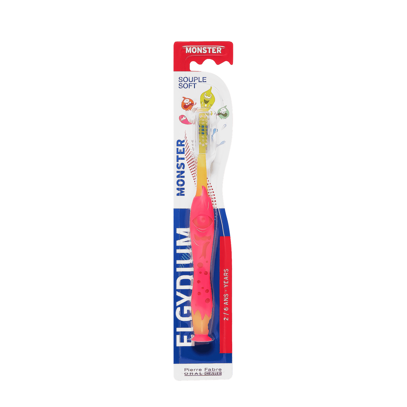 ELGYDIUM Brosse A Dents Kids Monster 2-6 ans
