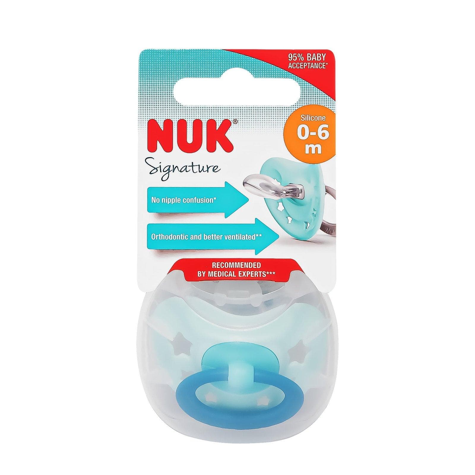 NUK Sucette Signature 0-6 mois