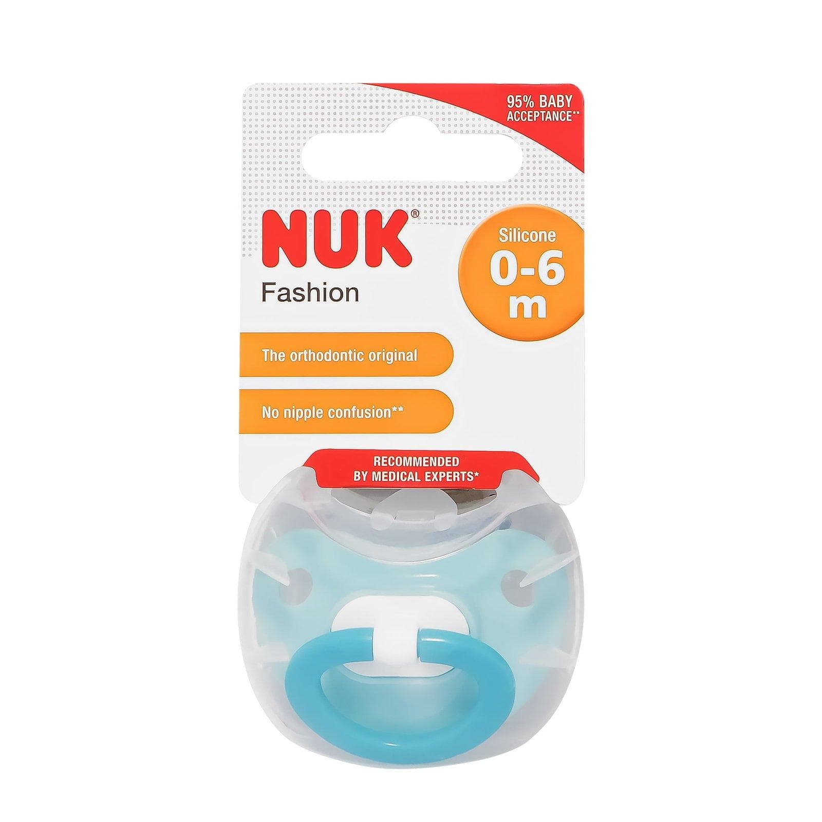 NUK Sucette Fashion 0-6 mois
