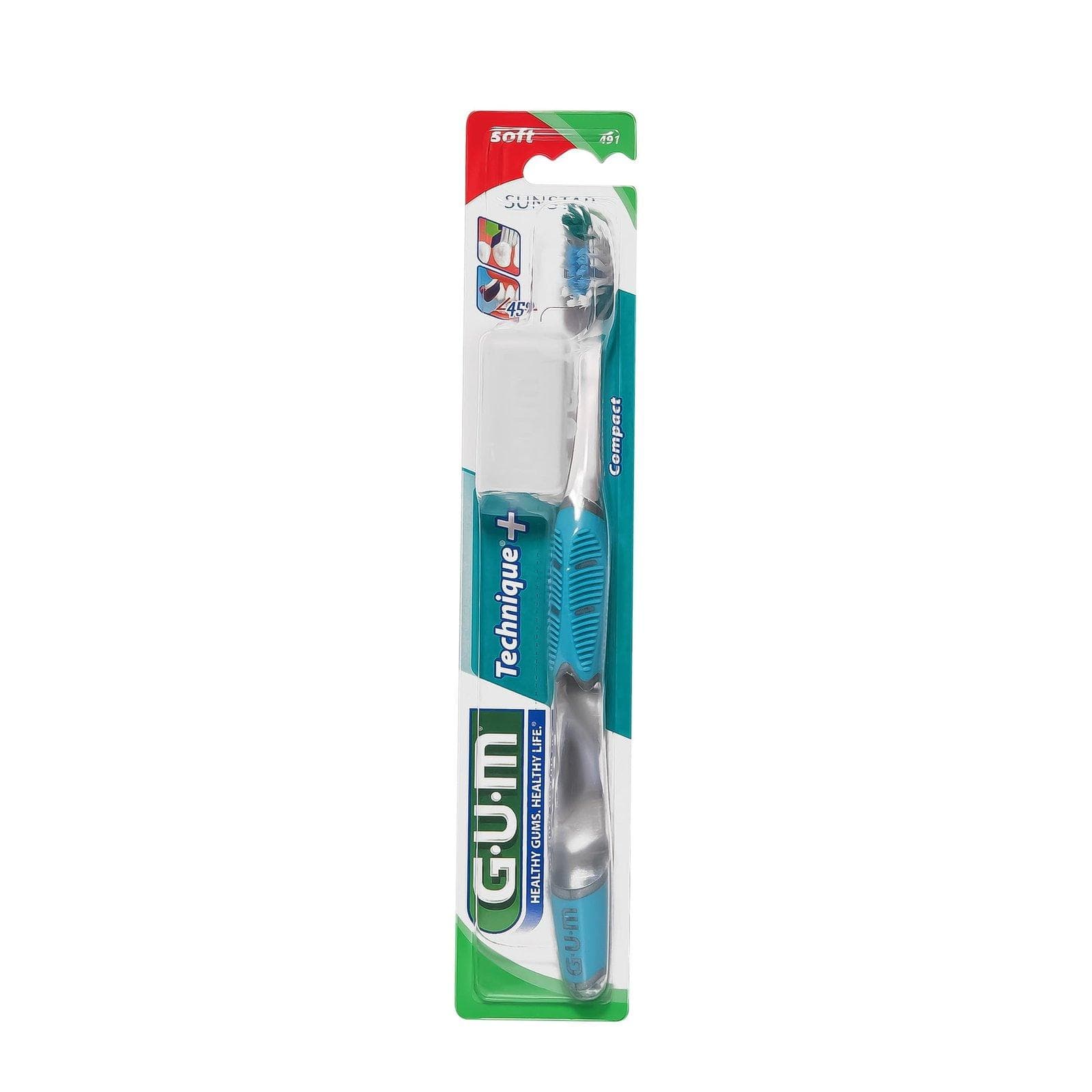 GUM Brosse A Dent Technique+ soft bleu