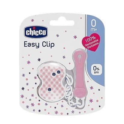 CHICCO Attache Sucette Rose 0m+