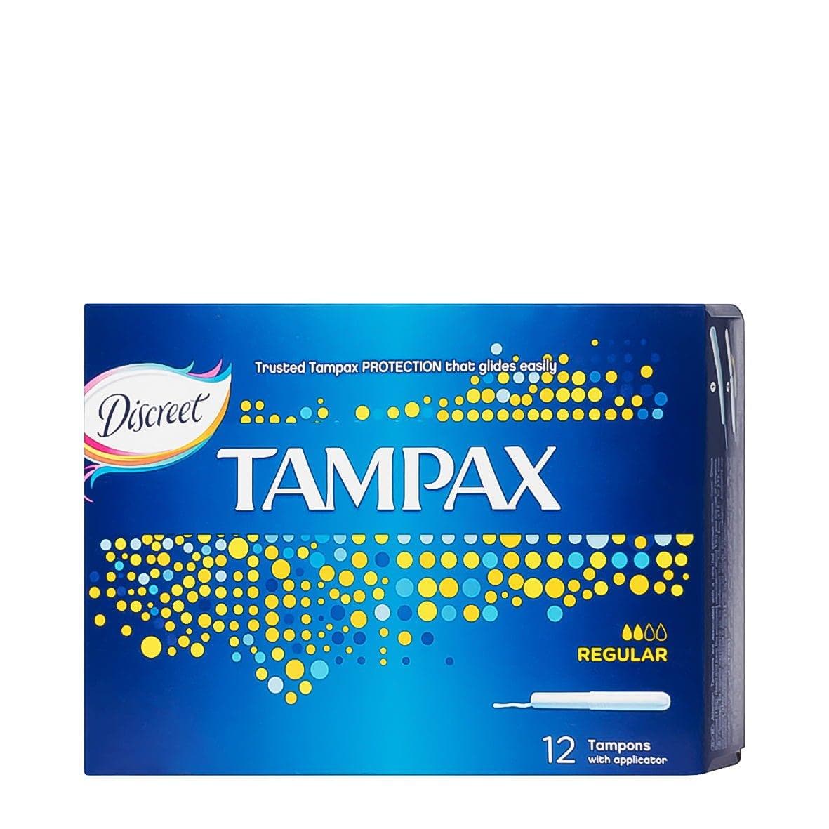 TAMPAX Tampons Regular 12 Pièces
