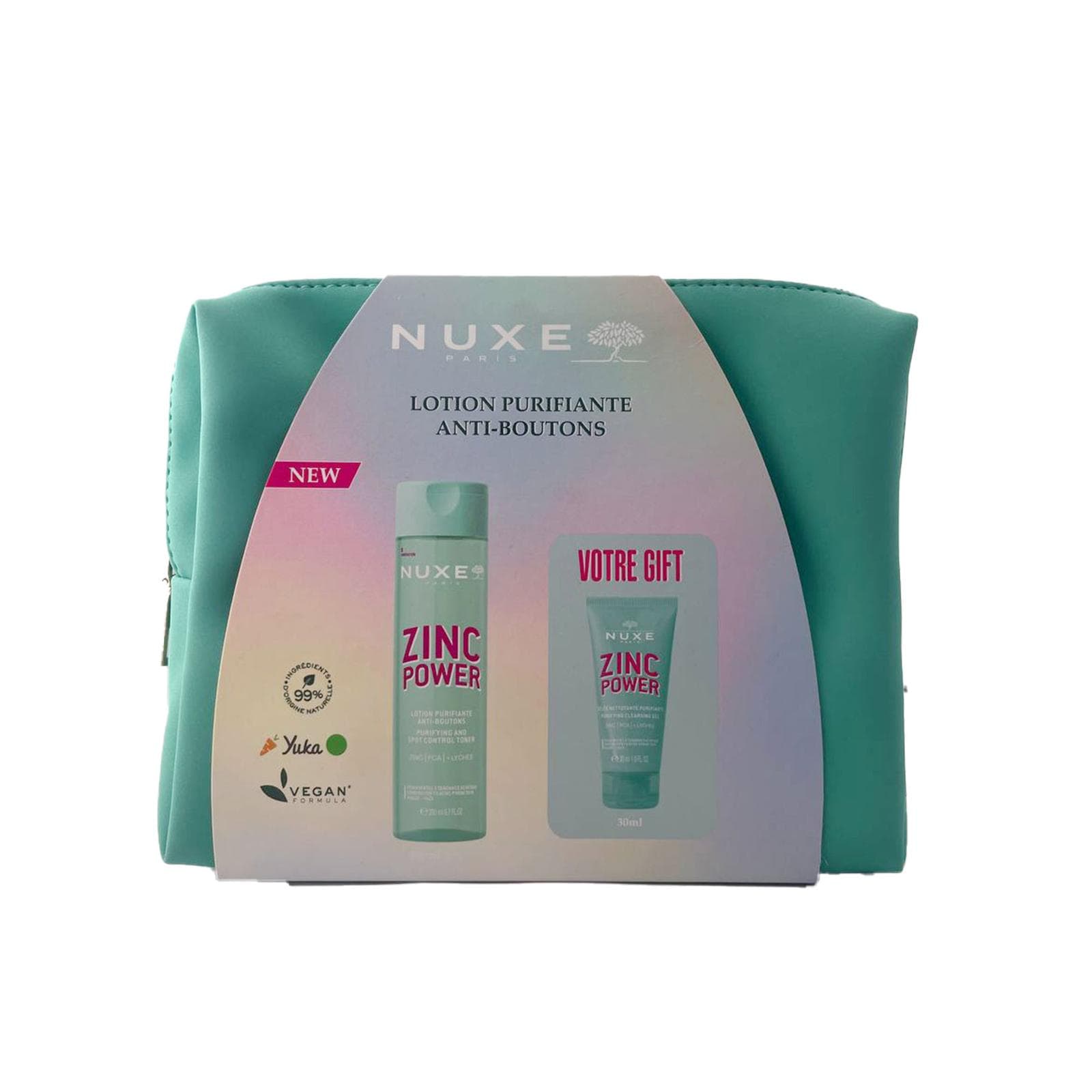 NUXE Trousse Zinc Power Lotion Purifiante Anti Boutons