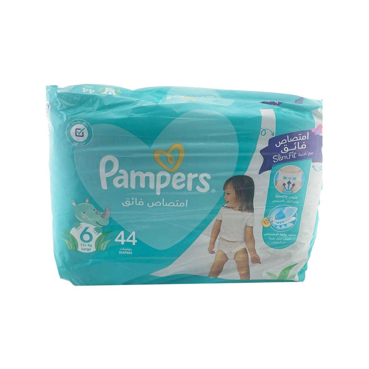 PAMPERS Couches T6, Large 13+ Kg