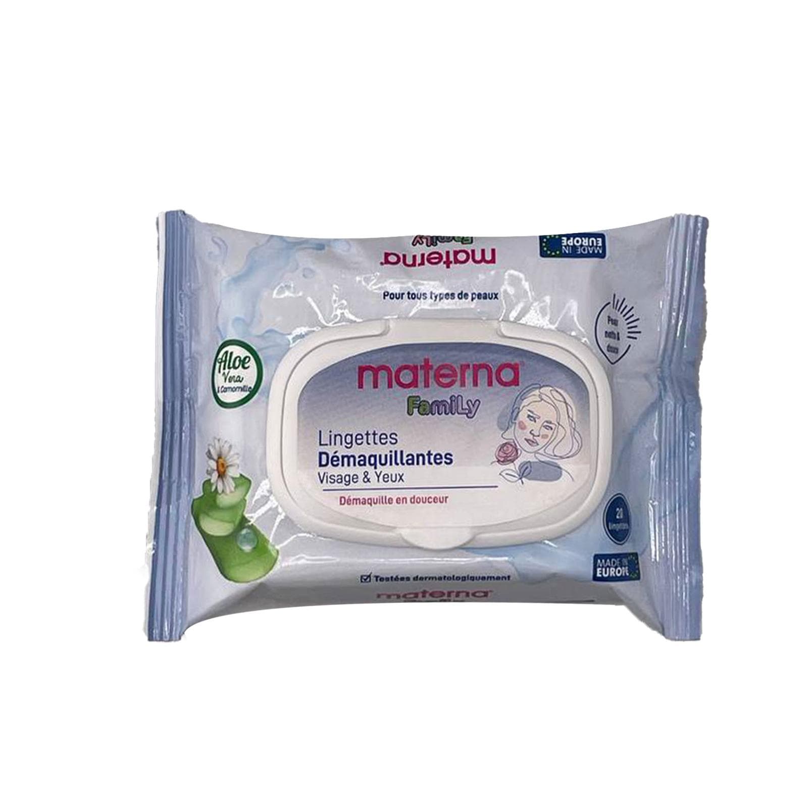 MATERNA Lingettes Démaquillantes