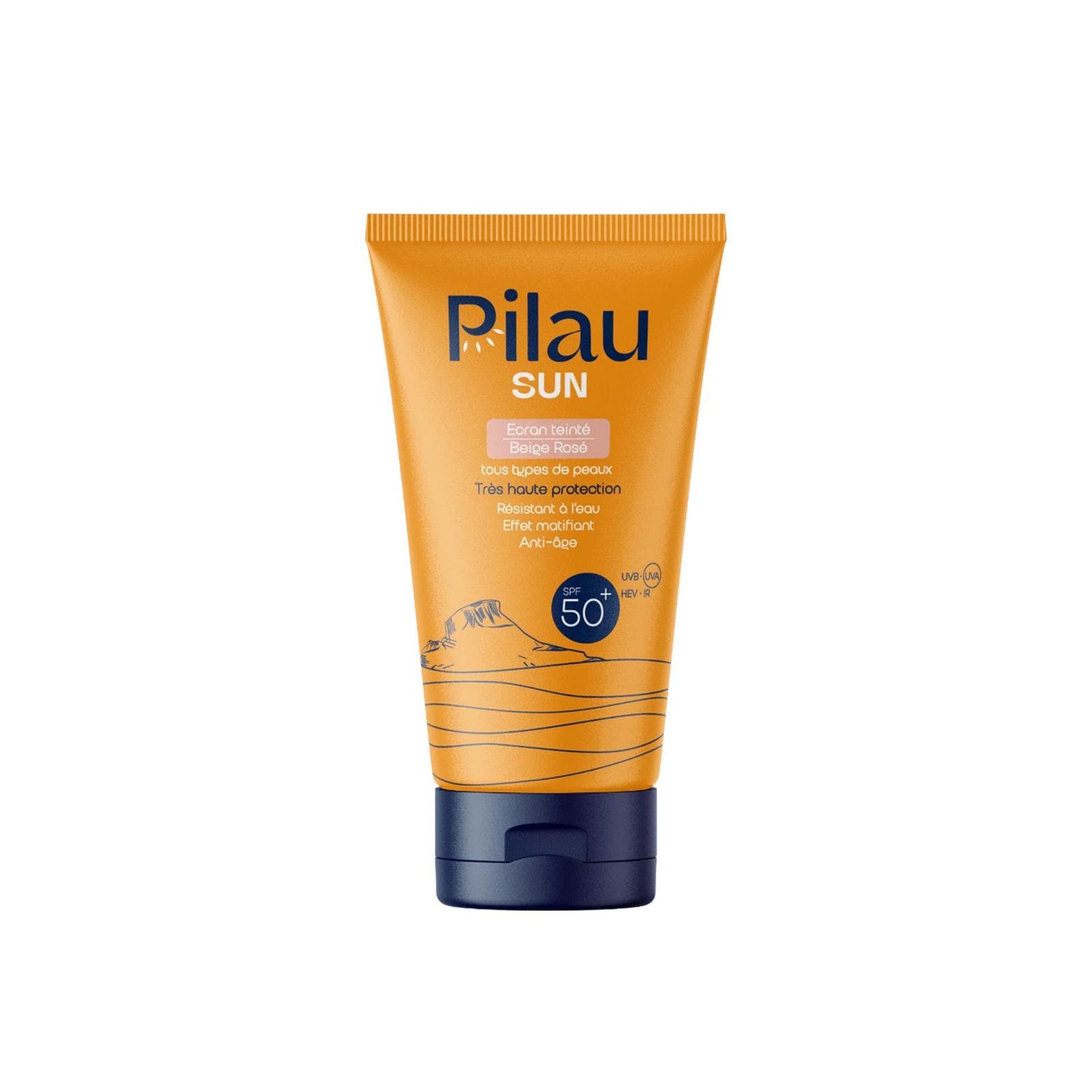 PILAU Sun Ecran Teinté Beige Rosé SPF 50+