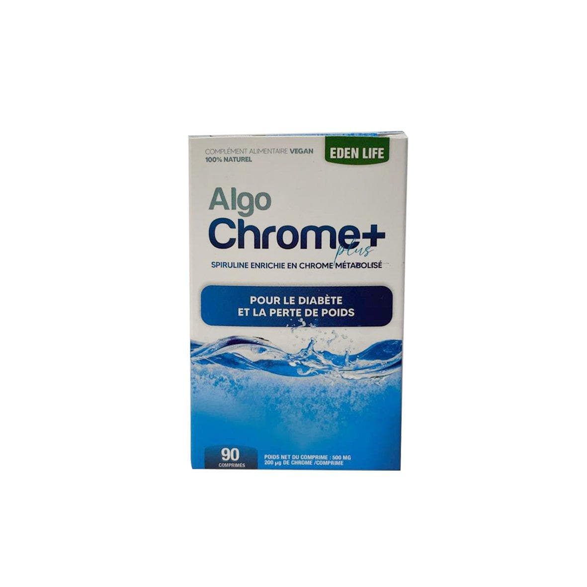 EDEN LIFE Algo Chrome 90 Comprimés
