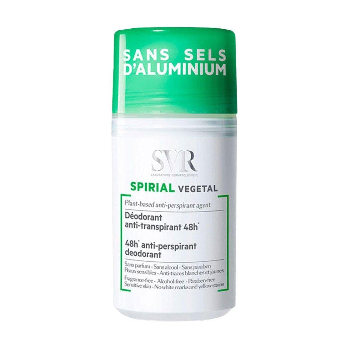 SVR SPIRIAL Déodorant Anti-transpirant Végétal Roll-On 48 h