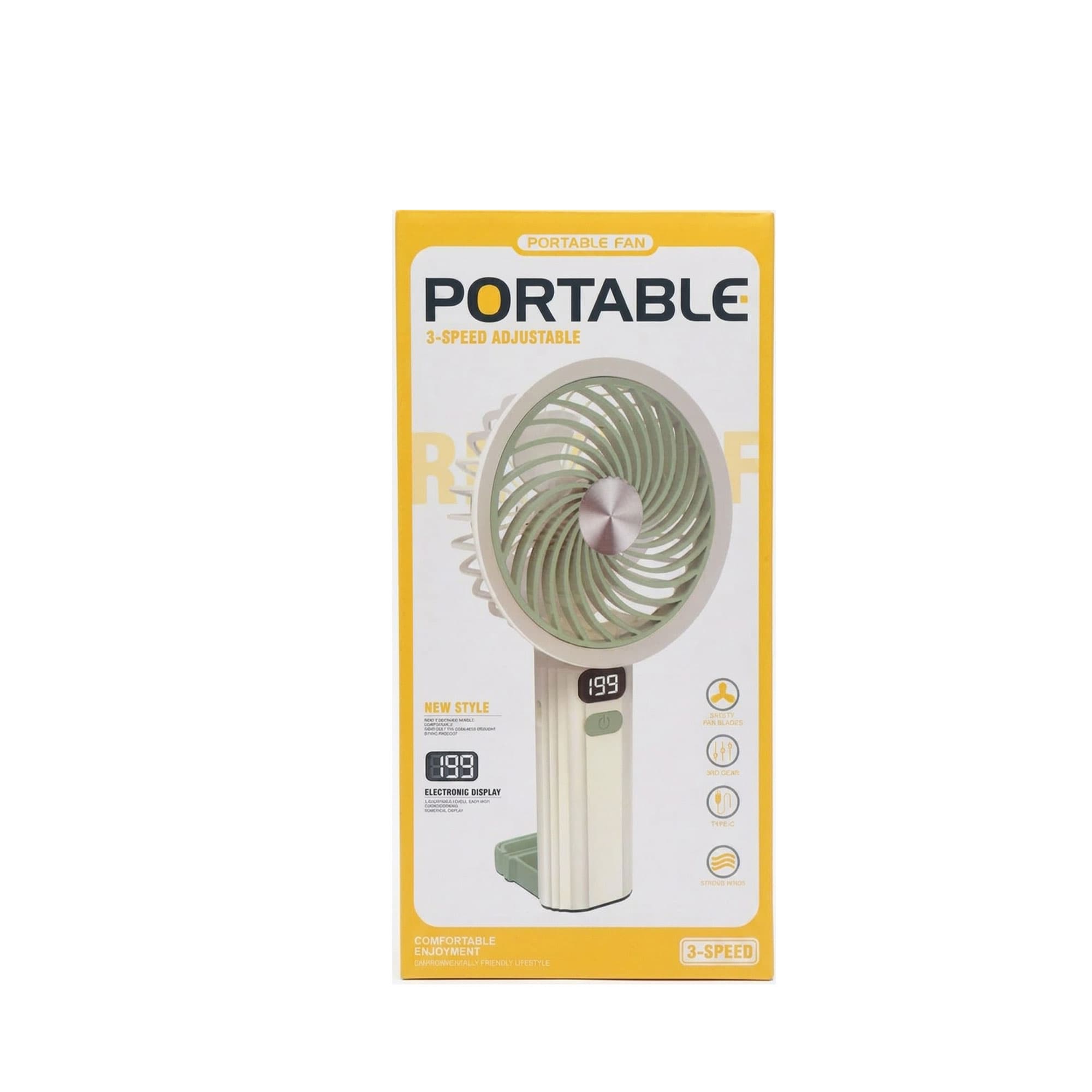 Ventilateur Portable 3 Speed