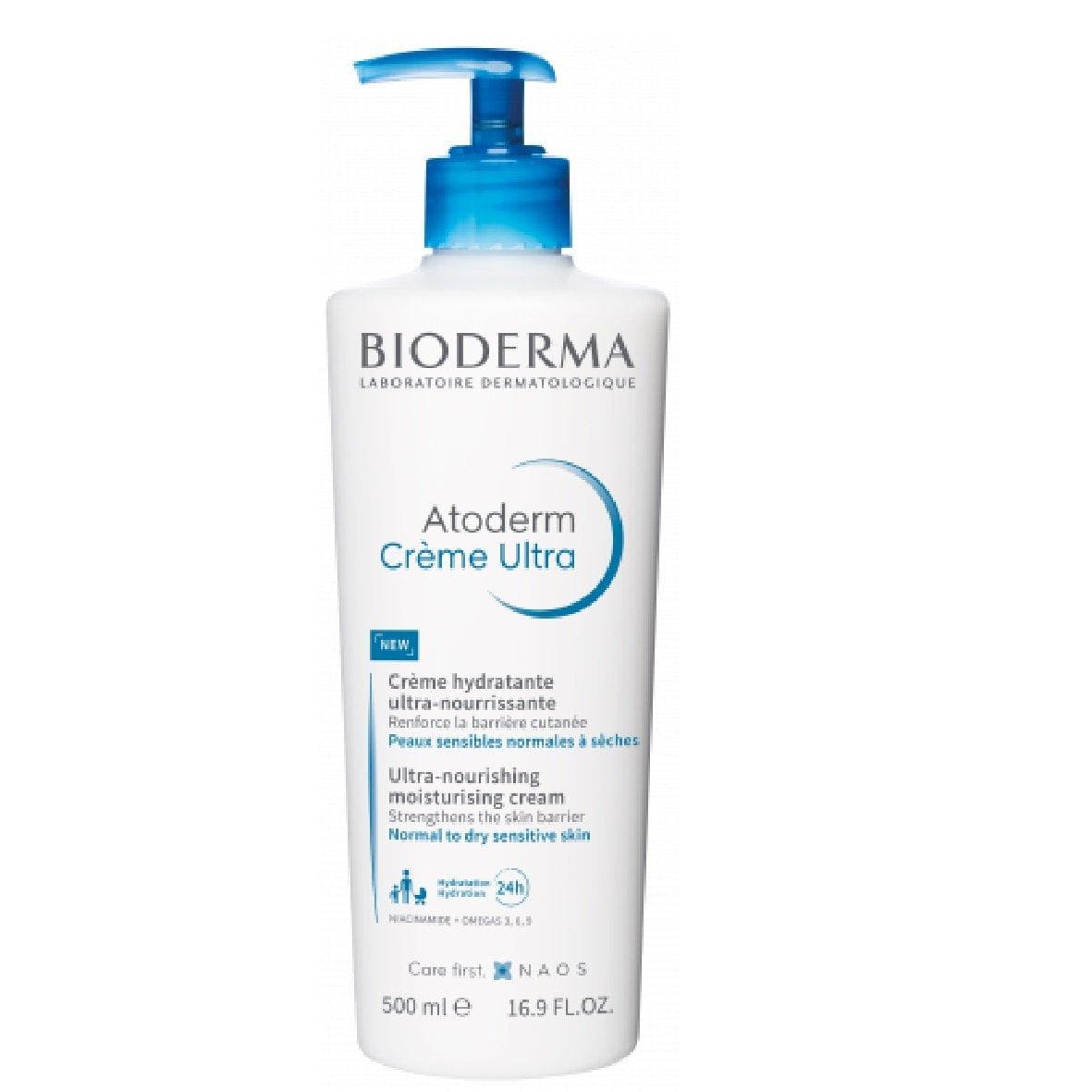 BIODERMA Atoderm Crème Ultra Hydratante Nourrissante 500 ML