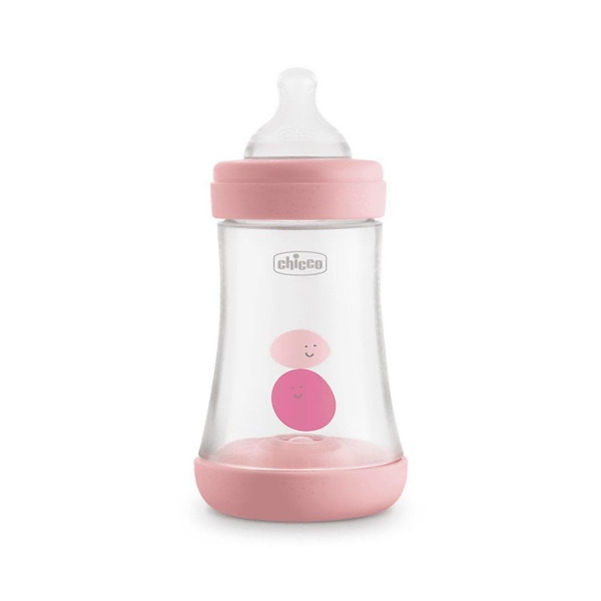 CHICCO Perfect 5 Biberon Rose 240 ml 2 M+