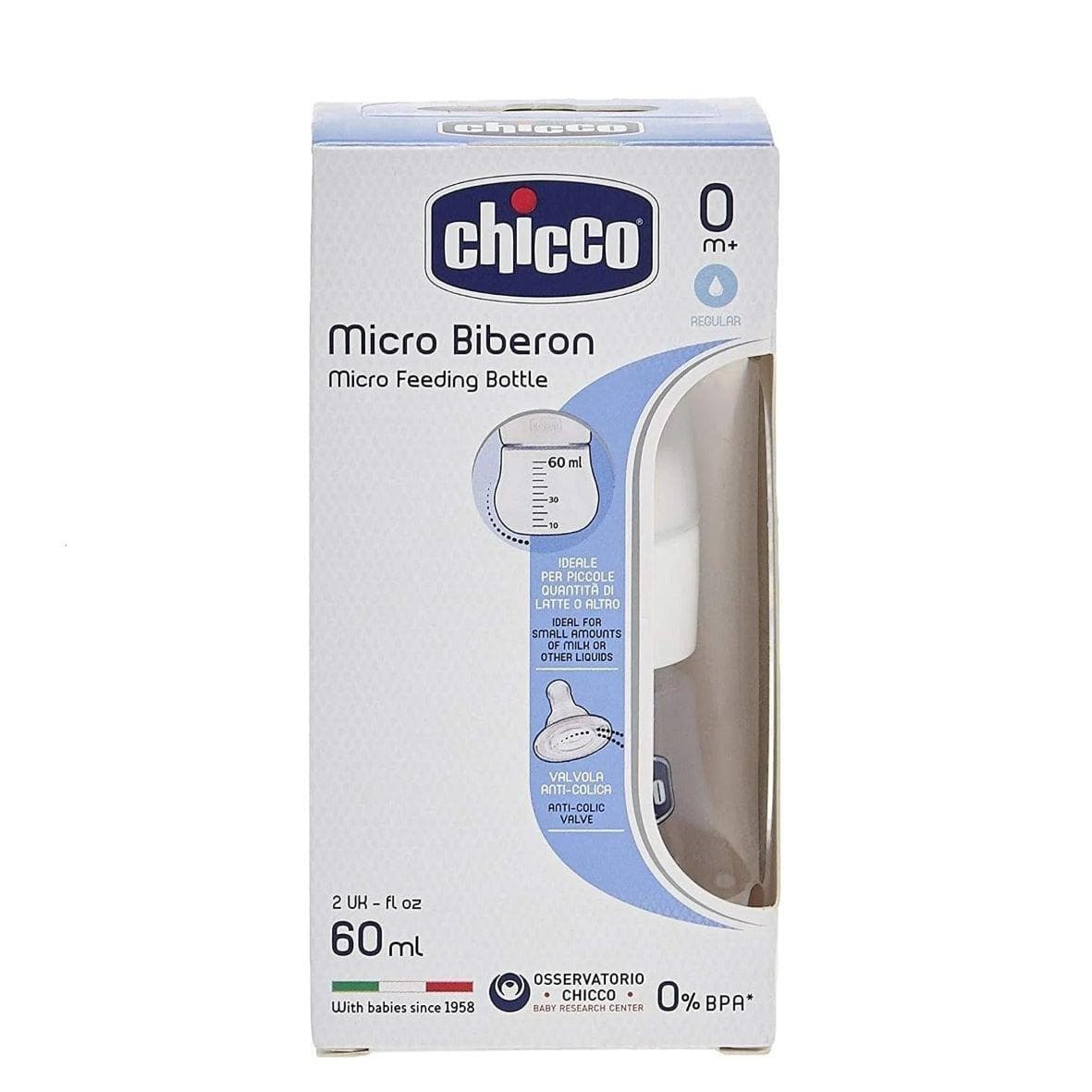 CHICCO Micro Biberon 0m+ 60 ML