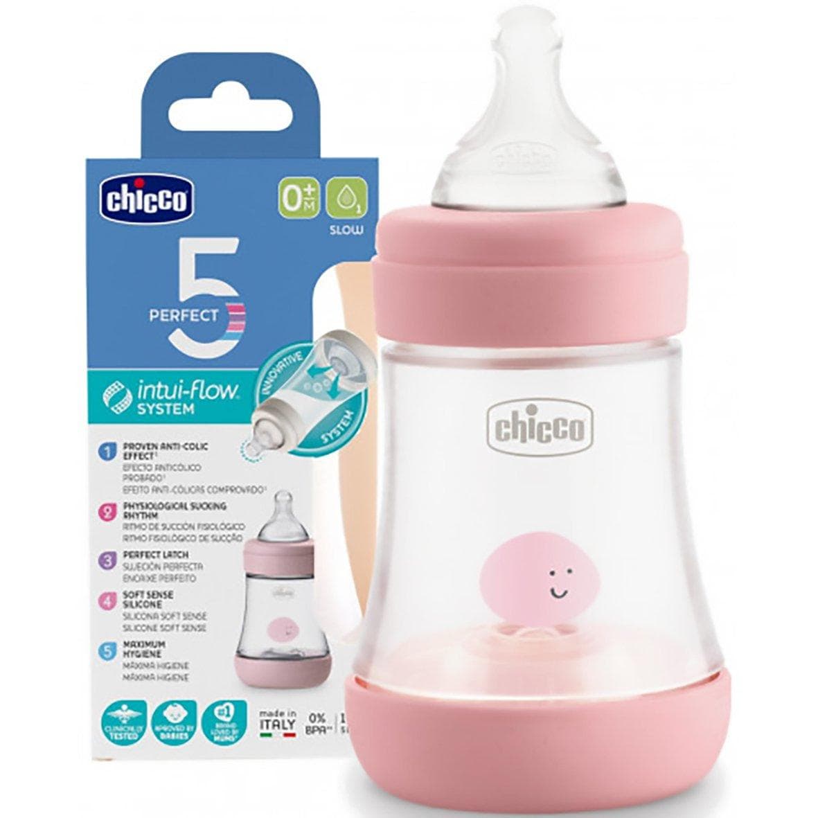 CHICCO Perfect 5 Silicone Intui-Flow 0 M+ 150 ML
