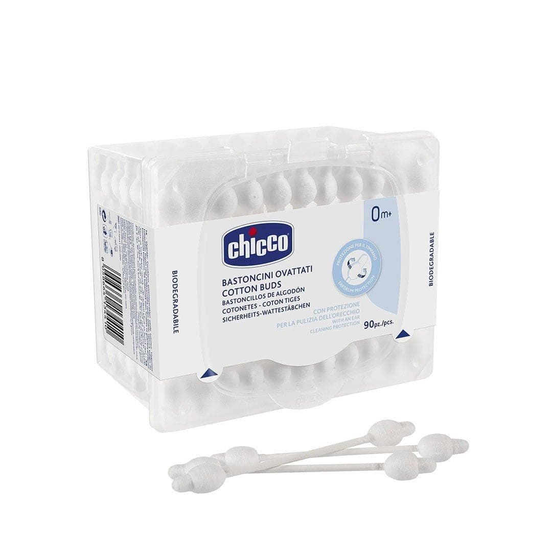 CHICCO Coton Tige 0 M+ 90 Pièces