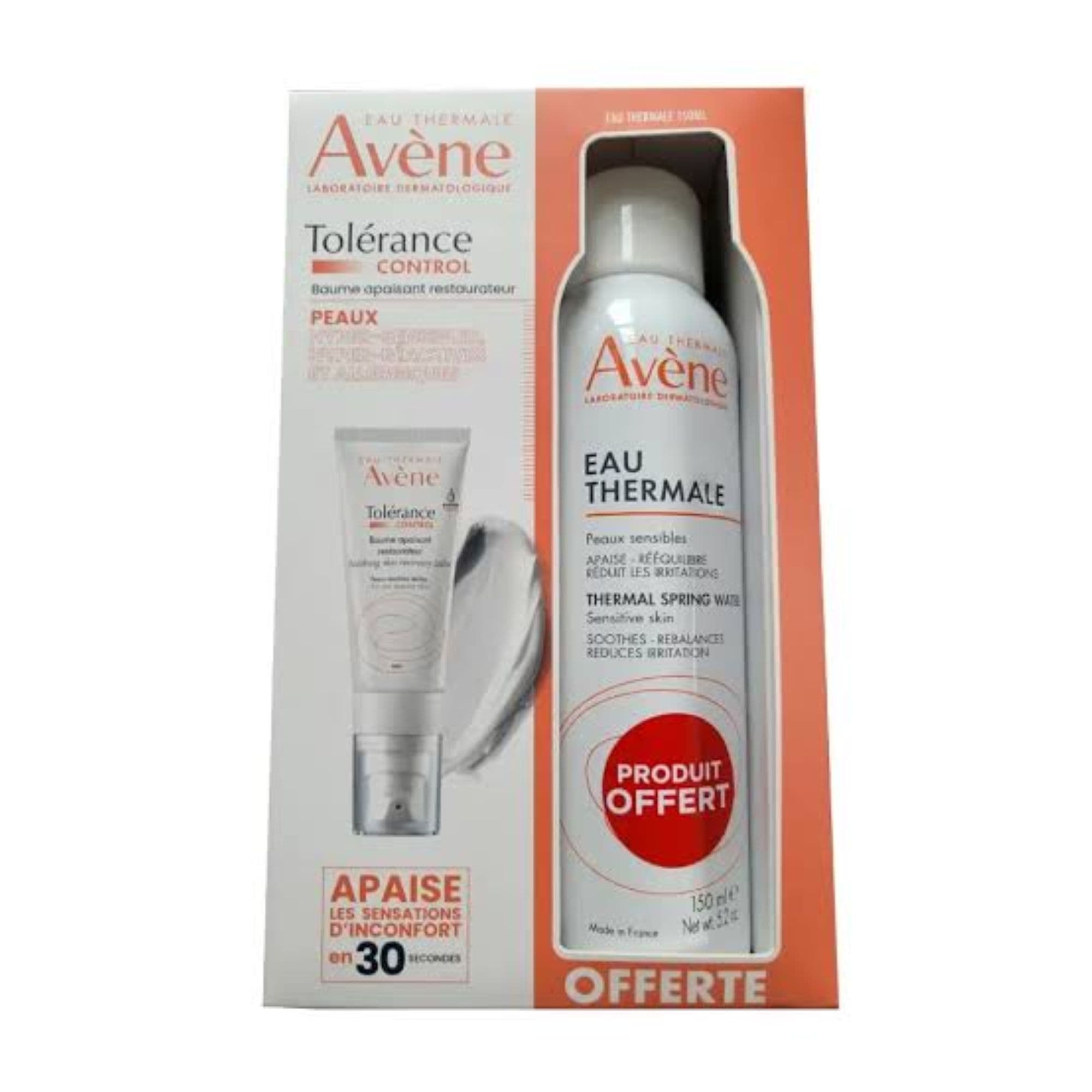 AVENE Tolérance Control Baume Apaisant + Eau Thermale 150 ml
