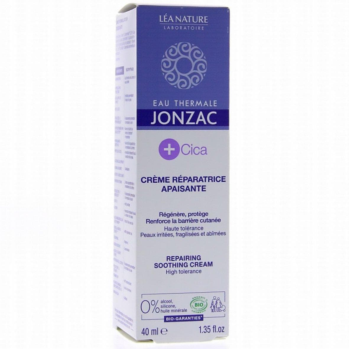 JONZAC +CICA Crème Réparatrice Apaisante 40 ML