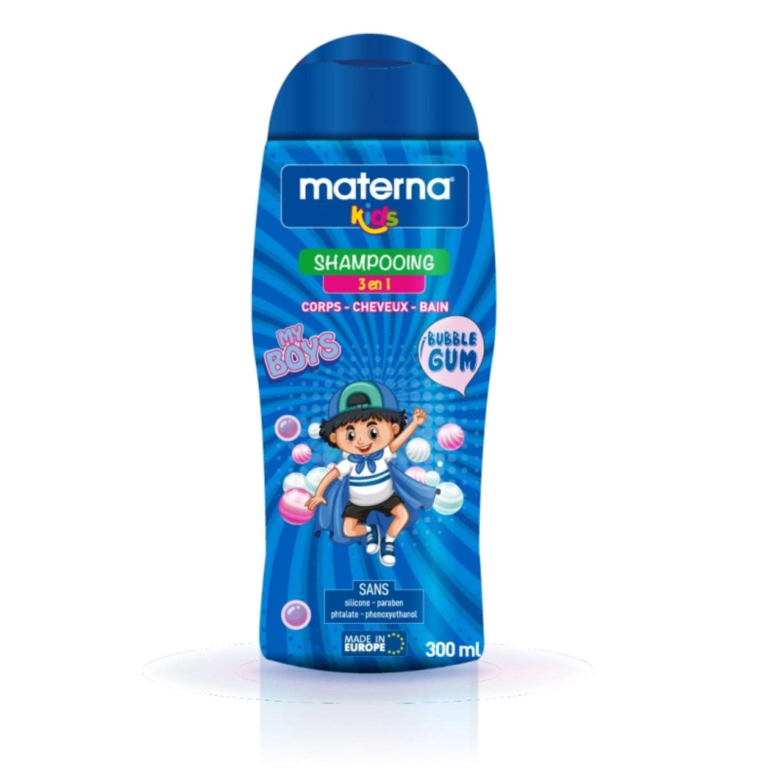 MATERNA Kids Shampooing 3 EN 1 Bubble Gum