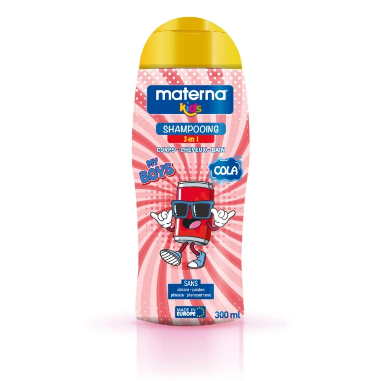 MATERNA Shampooing 3 En 1 KIDS Cola