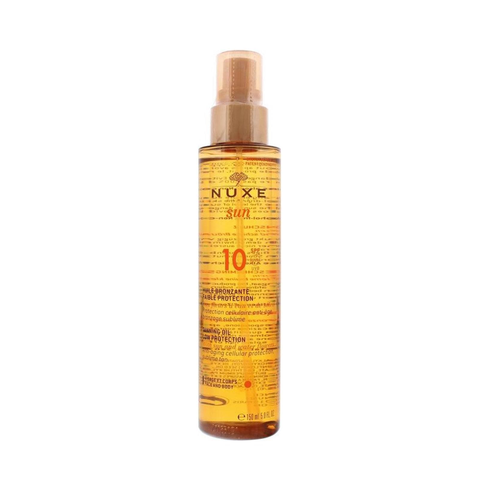 NUXE Sun Huile Bronzante Faible Protection SPF 10