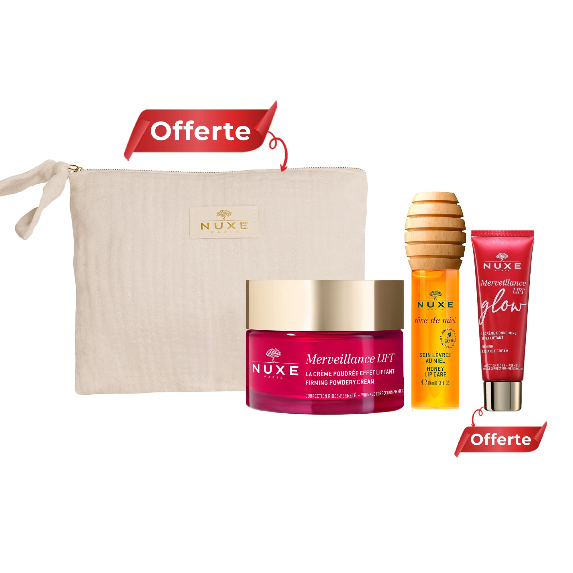 NUXE Merveillance LIFT La Crème Poudrée Trousse