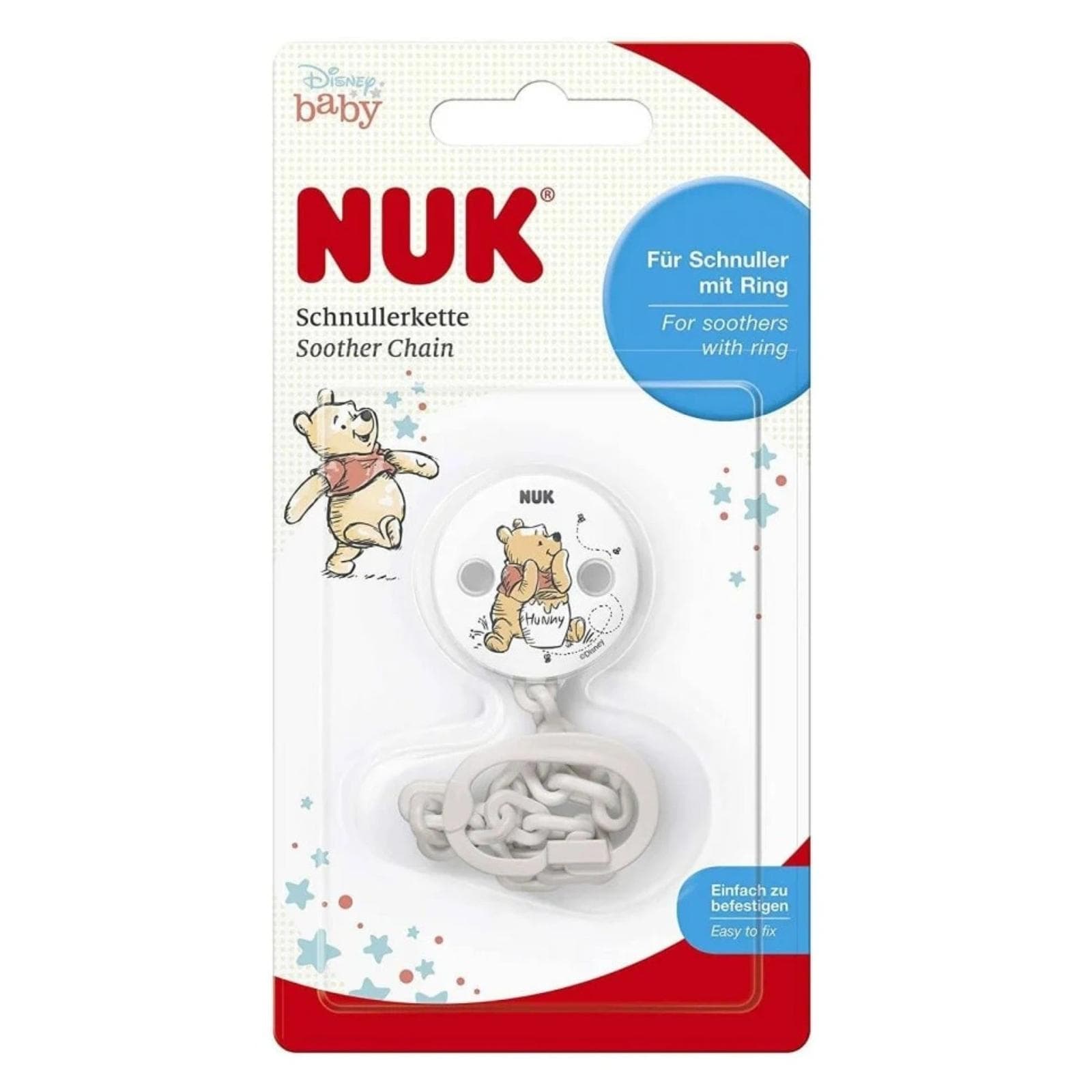 NUK Attache Sucette Winnie Blanc