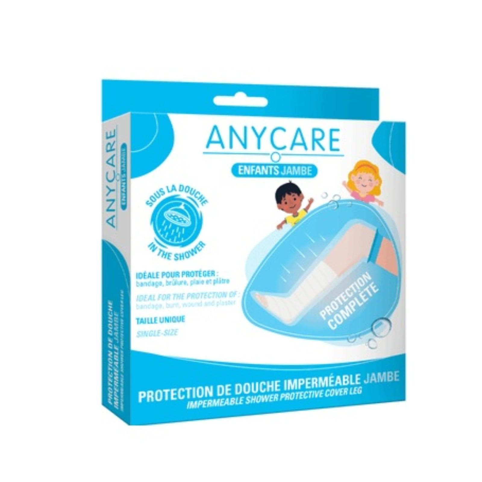 ANYCARE Enfants Jambe Protection De Douche Imperméable