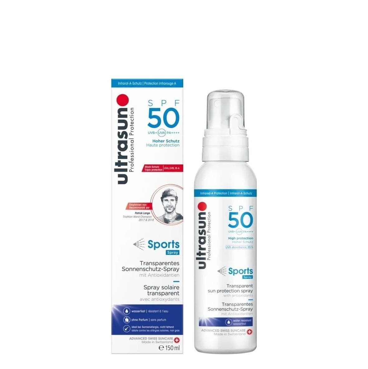ULTRASUN Sports Active Spray Solaire SPF 50