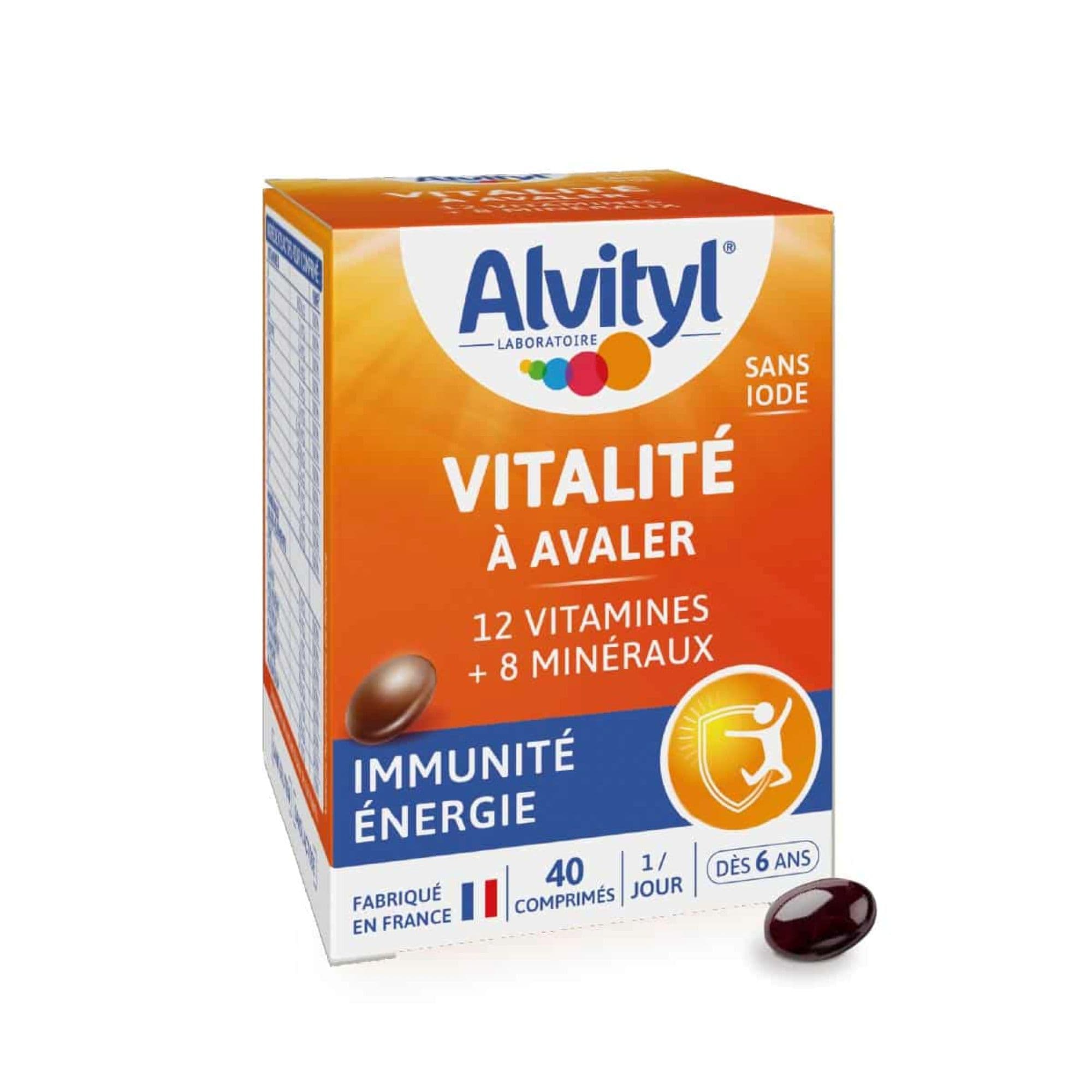 ALVITYL Vitalité à Avaler 40 Comprimés