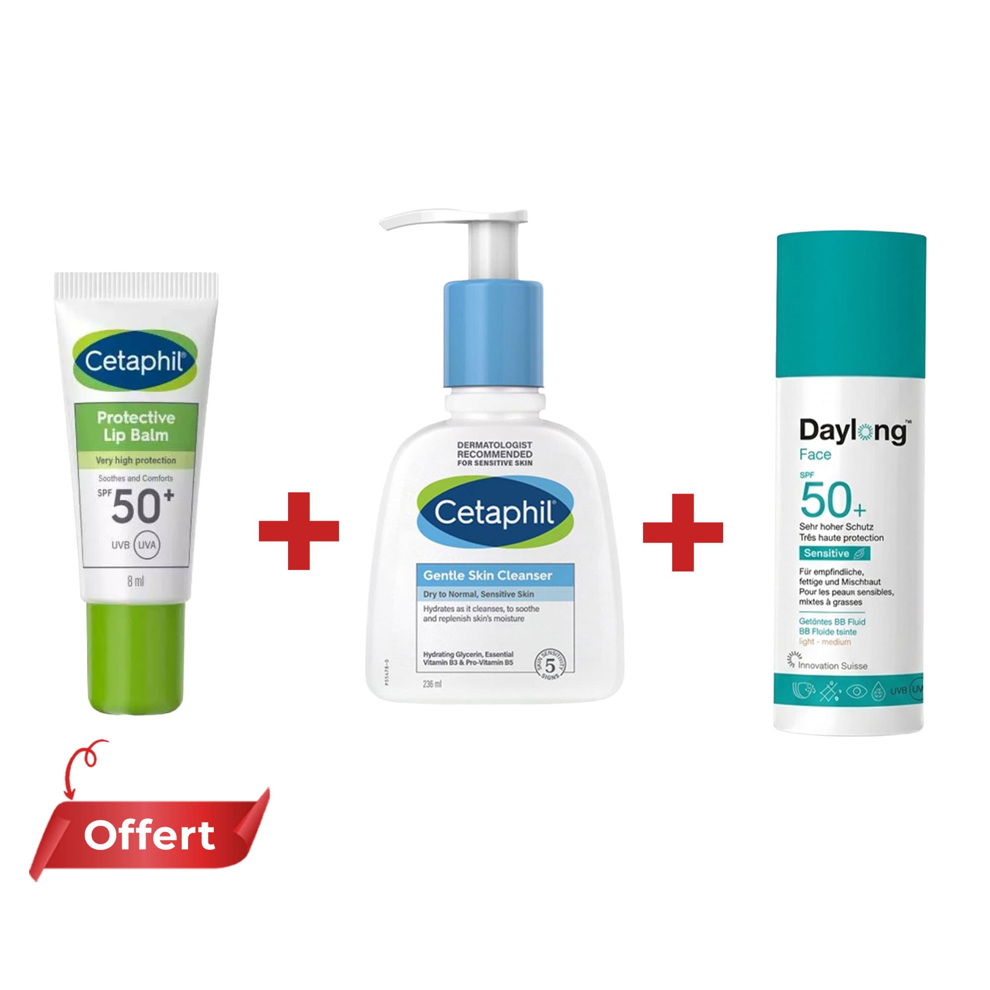 Pack DAYLONG BB Fluide Teinté & Cetaphil Gentle Skin