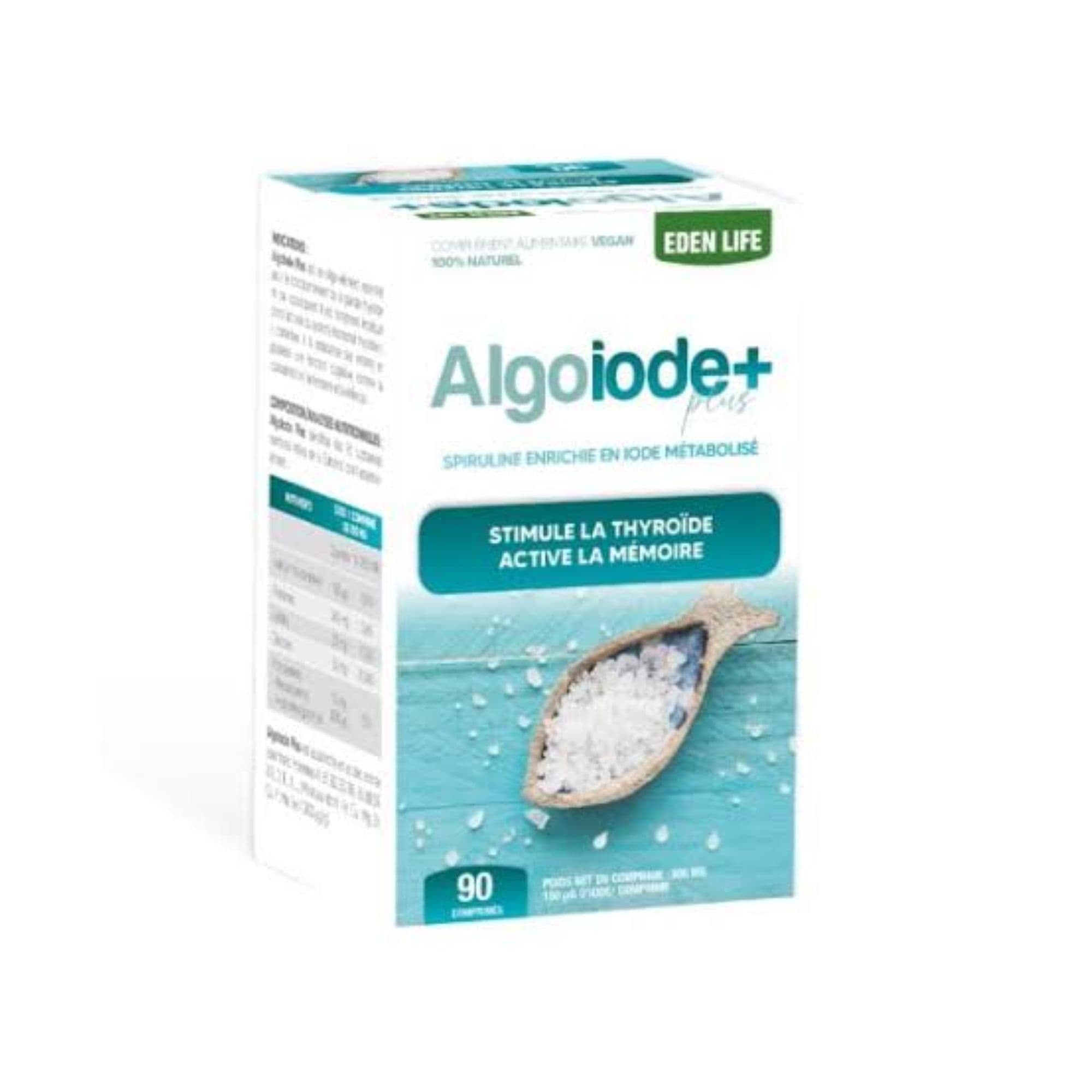 EDEN LIFE Algoiode+ 90 Comprimés