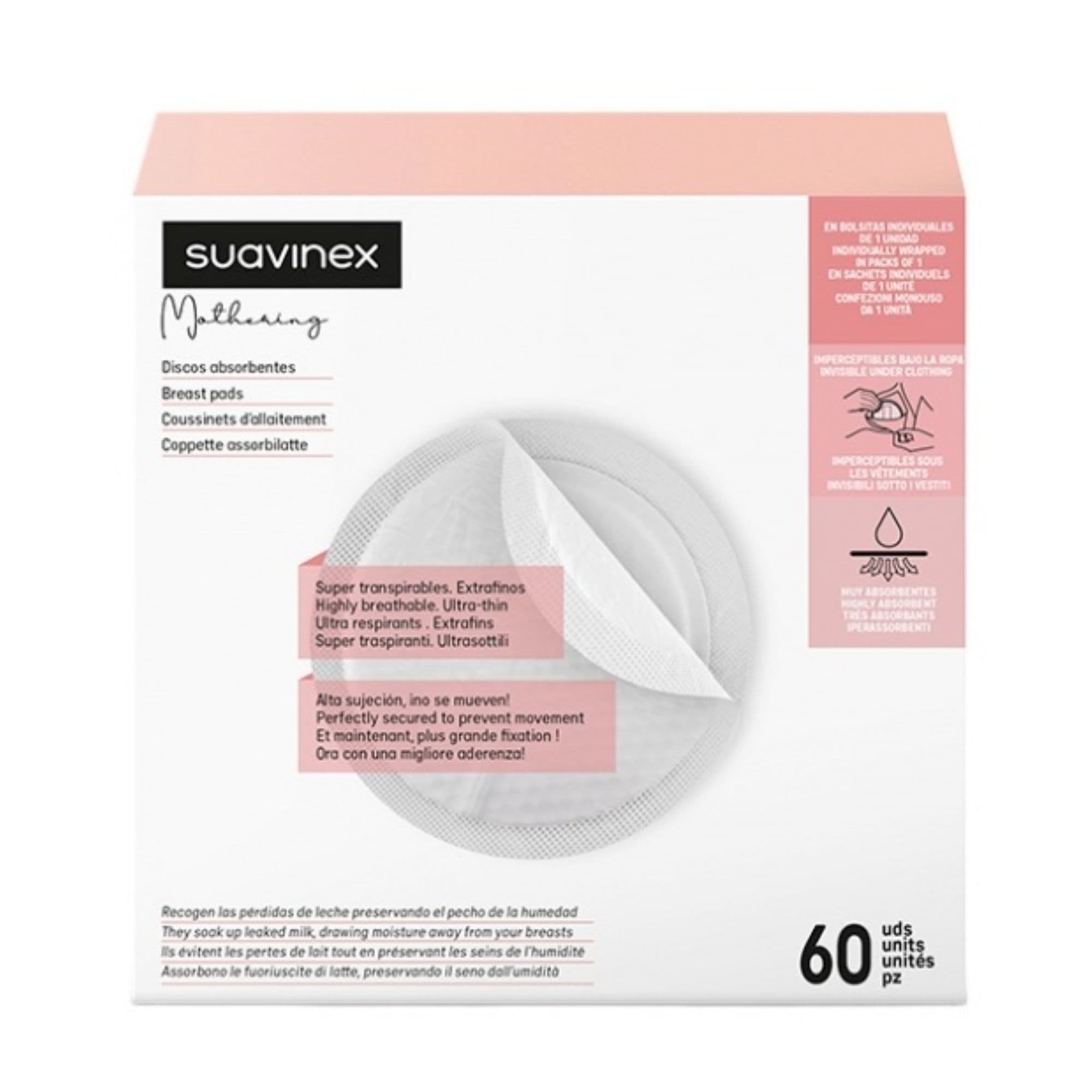 SUAVINEX Coussinets D’Allaitement 60 Unités