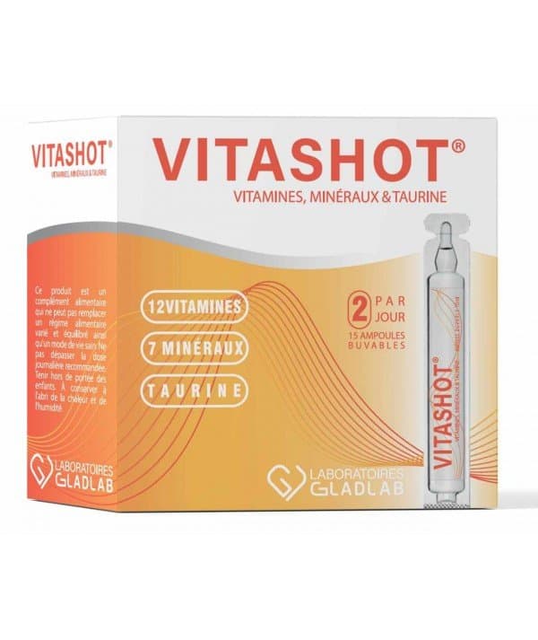 Vitashot Complément Alimentaire 30 Doses – Multivitamines Énergie Immunité