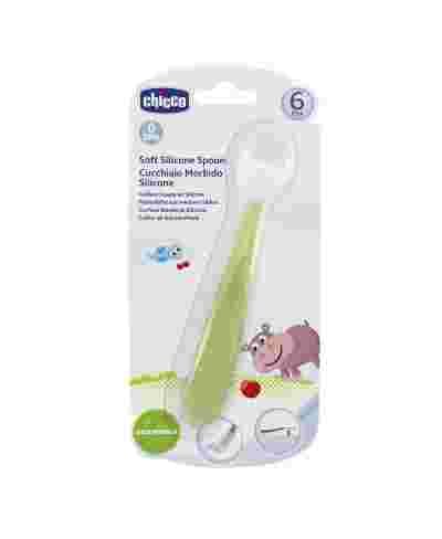CHICCO Cuillere silicone 6M+