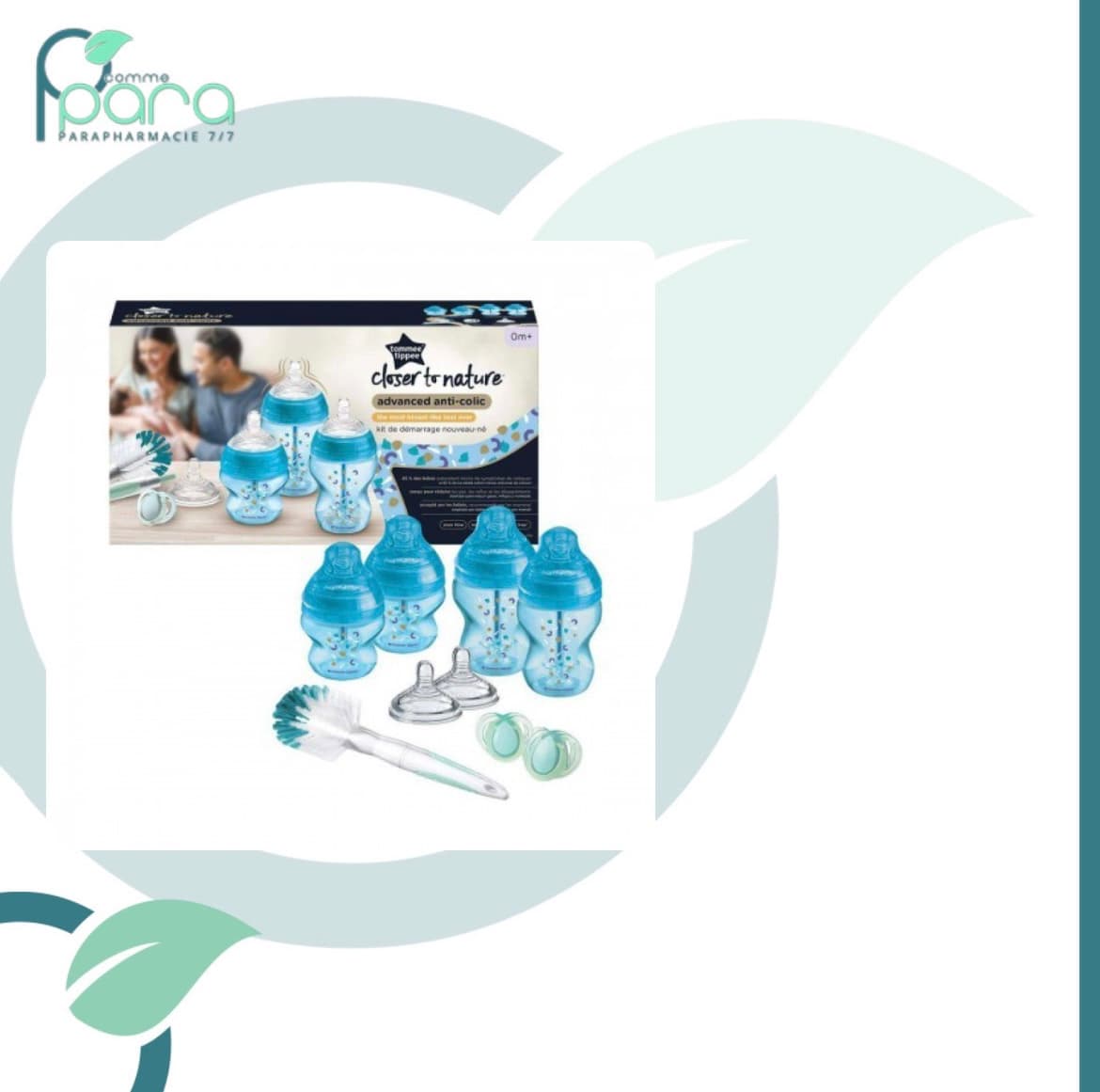TOMMEE TIPPEE KIT Naissance Bleu Plastique