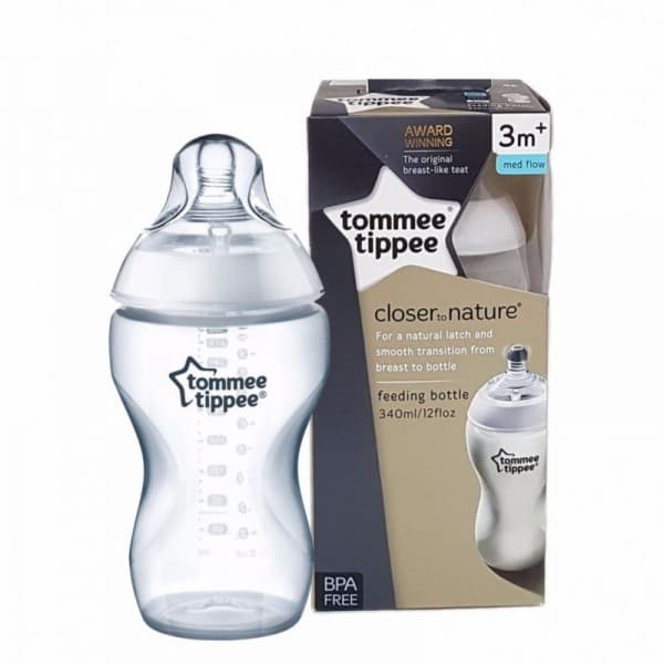TOMMEE TIPPEE Biberon CTN Plastique 3M,340ml