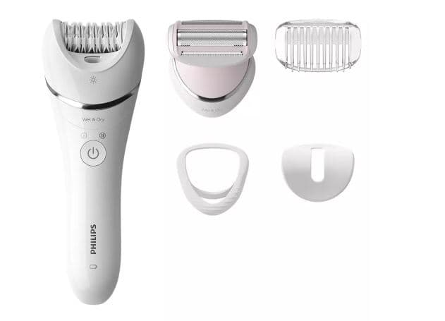 PHILIPS Epilateur Etanche Série 8000 BRE710