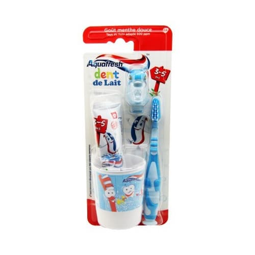 AQUAFRESH – Kit Dent De Lait 3-5 Ans
