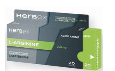 HEREBEX L-Arginine 300 MG ,20 Gélules