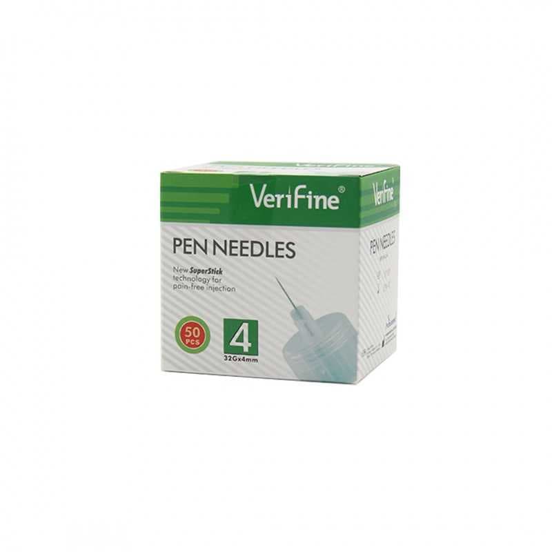 VERIFINE Aiguilles Stylos À Insuline 4 MM B/50