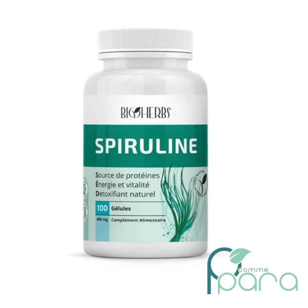 BIOHERBS Spiruline ,100 Gélules