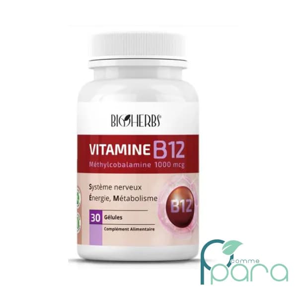 BIOHERBS Vitamine B12 ,30 Gélules