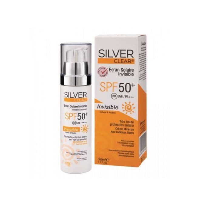 SILVER CLEAR Ecran solaire invisible,50ml
