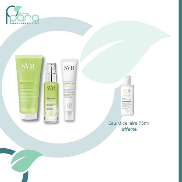 SVR Pack Sebiaclear Eau Micellaire OFFERT