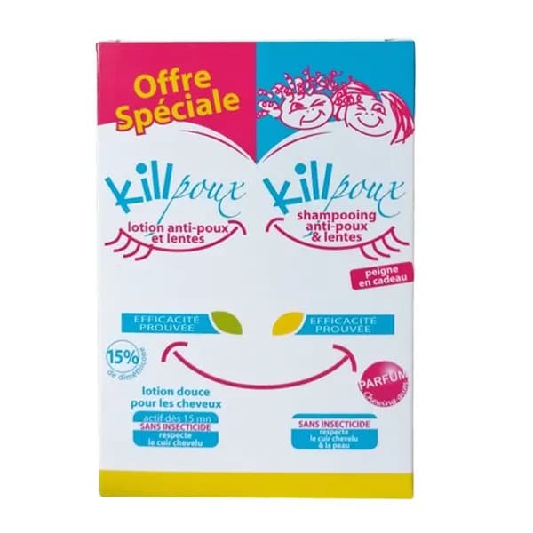 LIXERA PACK Killpoux Lotion+Shampooing