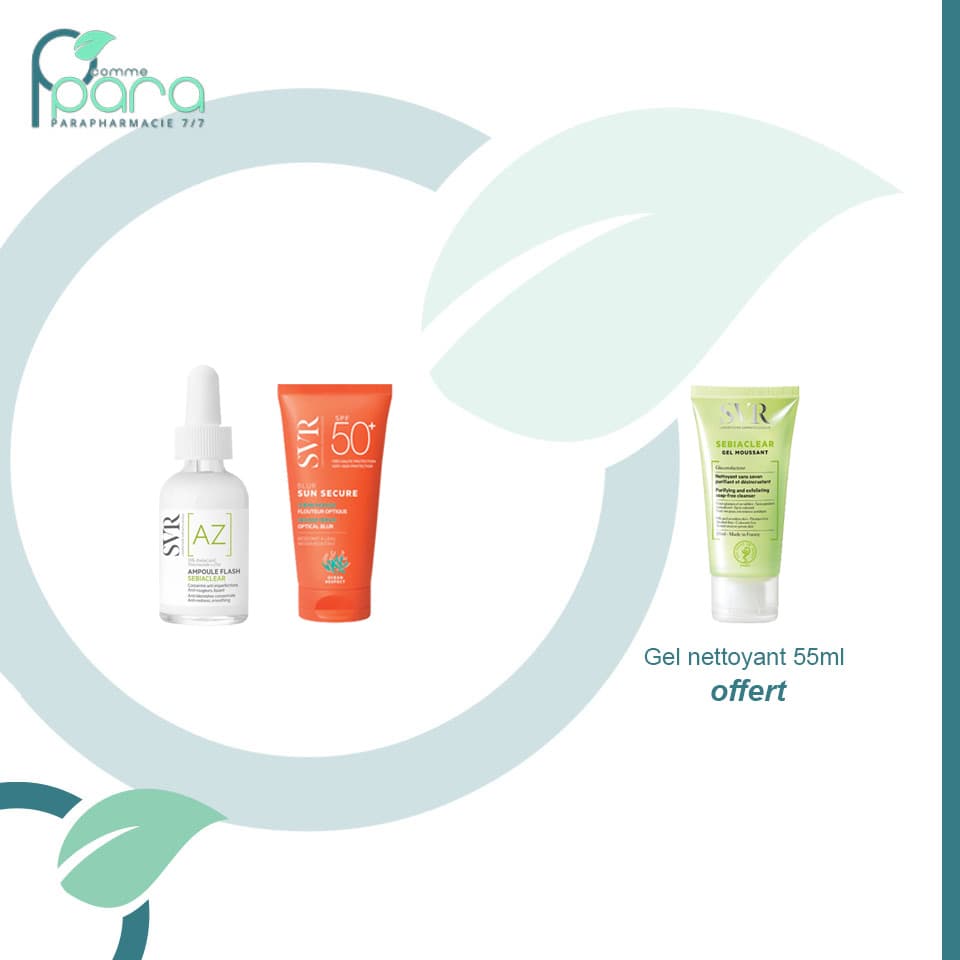 SVR PACK Ampoule[AZ]+Blur+Gel Net OFFERT