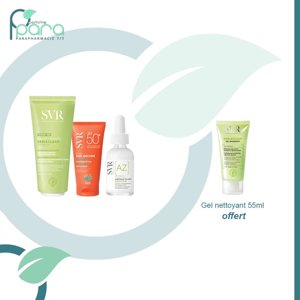 SVR PACK Crème Lavante+Ampoule [AZ]+Blur