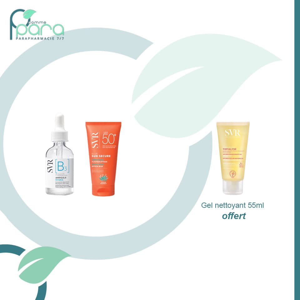 SVR PACK Ampoule[B]+Blur+Gel Net OFFERT