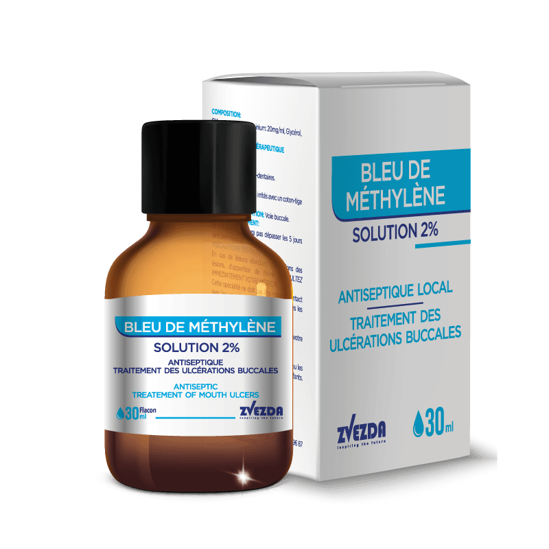 BLEU De Méthylène Solution 2% .30ml