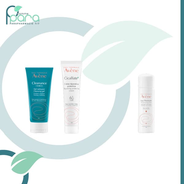 AVENE PACK2 Gel+ Cicalfate Crème+Eau Thermal