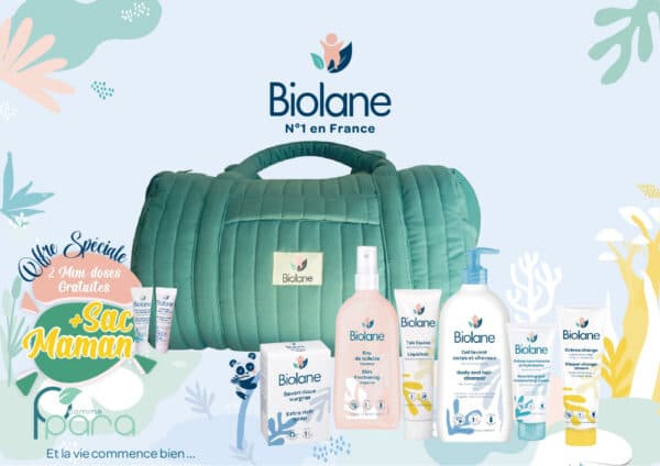 BIOLANE Sac Maman Vert+2 Mini Doses